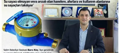 Selim Belediyesi’nden Su Sayaçları İçin Saha Çalışması: Kayıp-Kaçak Önlenecek