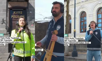 Kars’ta Anlamlı Klip: Polislerden “Huzur” Temalı Özel Çalışma