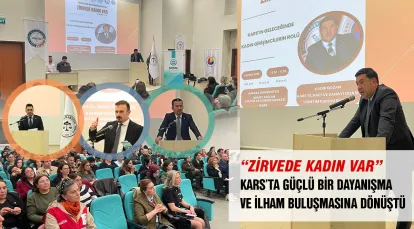 “ZİRVEDE KADIN VAR” KARS’TA GÜÇLÜ BİR DAYANIŞMA VE İLHAM BULUŞMASINA DÖNÜŞTÜ