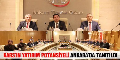 Kars’ın yatırım potansiyeli Ankara’da masaya yatırıldı