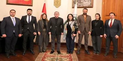 Kars Valiliğinde Kültür ve Sanat Yarışmaları heyeti kabul edildi
