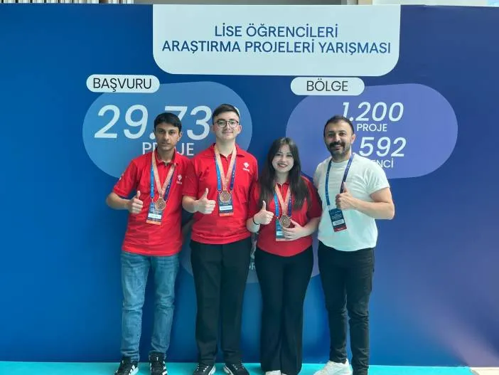 57. TÜBİTAK Yarışması’nda Kars'tan Türkiye Üçüncülüğü