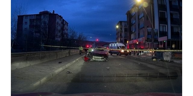 Kars'ta feci kaza üniversite öğrencisi hayatını kaybetti