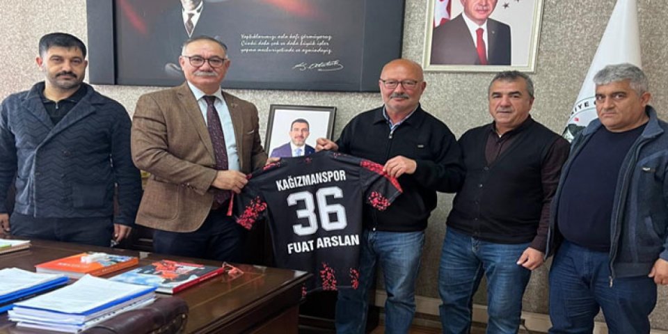 Kağızman Spor’dan Fuat Arslan’a ziyaret