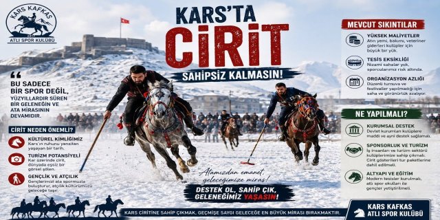 Serhat’ın sessiz çığlığı: Kars’ta cirit sahipsiz kalmamalı