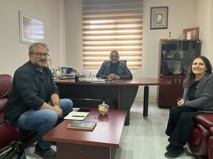 Fransız LE MONDE gazetesinden televizyonumuza ziyaret