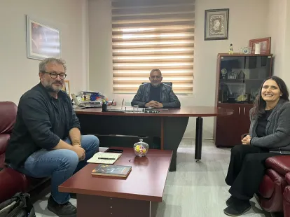 Fransız LE MONDE gazetesinden televizyonumuza ziyaret