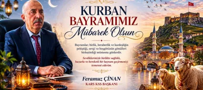 KSS Başkanı Çinan Kurban Bayramımız Mübarek olsun