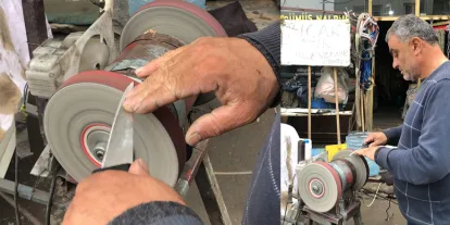 Kars’ta Kurban Bayramı öncesi bıçak mesaisi