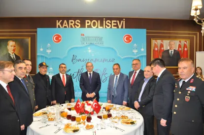 Kars Polis Evi'nde Kurban Bayramı