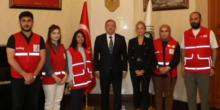 Vali Polat’tan Kızılay’a 158'inci Yıl Tebriki