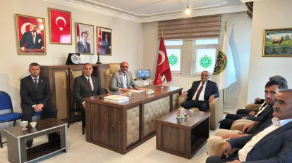 Damızlık Koyun Keçi Yetiştiricileri Merkez Birliği Başkanı Turan Sarıcıel Kars’ta Temaslarda Bulundu