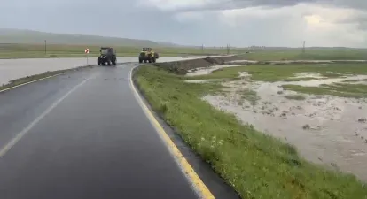 Şiddetli Yağış Polatköy'de Taşkına Neden Oldu