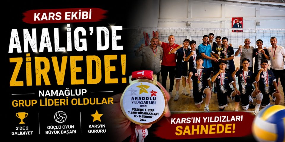 Kars Ekibi Analig'de Nağmalup Grup Lideri Oldu