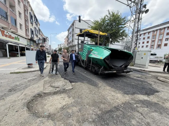 Vali Ziya Polat, Cumhuriyet Caddesi'ndeki Çalışmaları Yerinde İnceledi