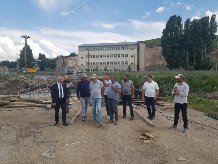 Sarıkamış İlçe Merkezine, taşkın koruma