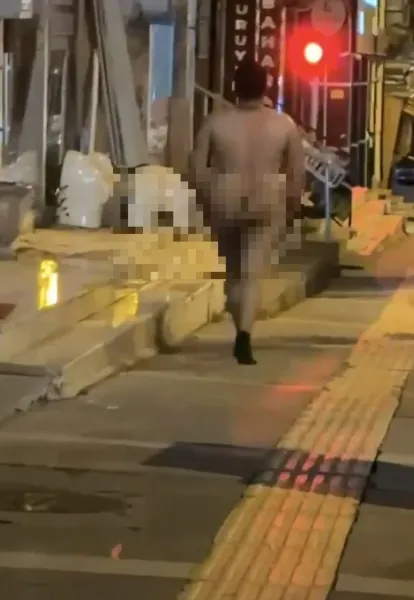 Kars'ta Çıplak Gezen Şahıs Hakkında İşlem Yapıldı