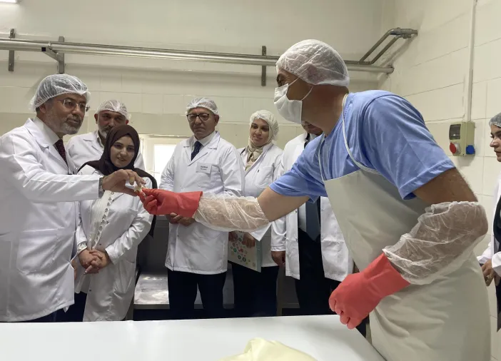 Bakan Yumaklı, Coğrafi İşaretli Kars Kaşarının Üretimini Yerinde İnceledi
