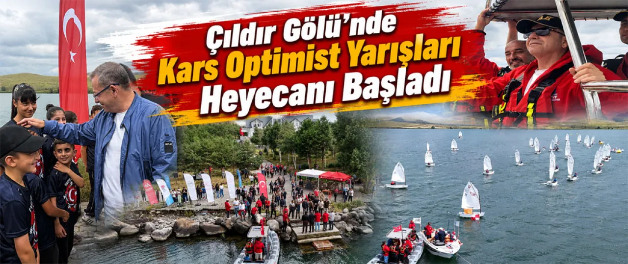 Ani’nin Fethi’nin 962. yıl dönümü etkinlikleri kapsamında Yelken Yarışları, Çıldır Gölü’nde Yapıldı