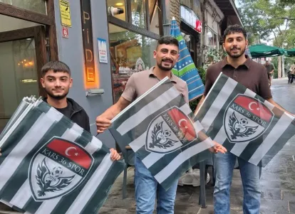 Kars 36 Spor’dan Esnafa Bayrak: “Şehir Bizim, Takım Bizim!”