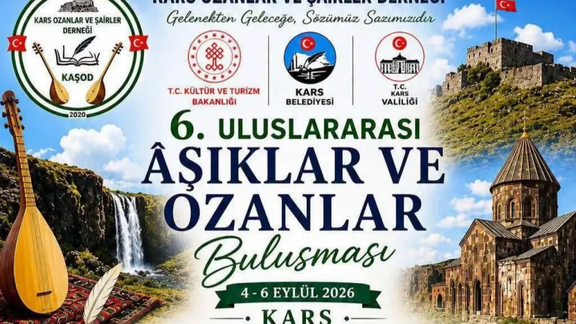 Kars’ta üç günlük aşıklar ve ozanlar şöleni
