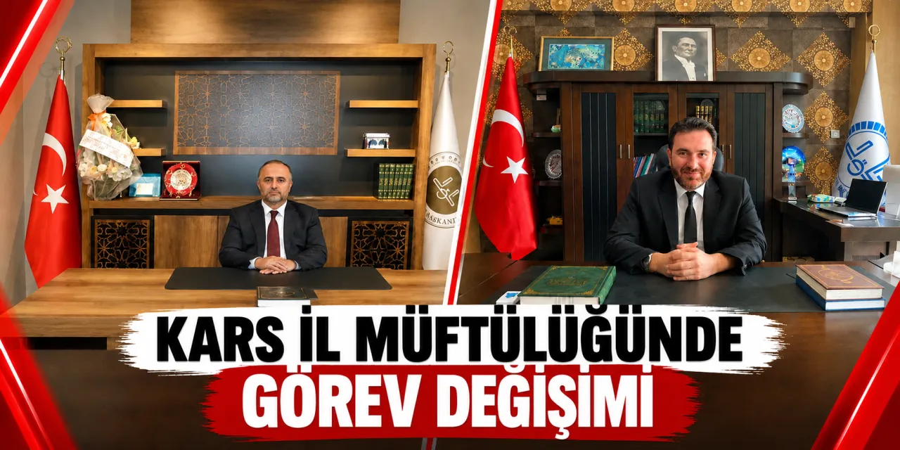 Kars İl Müftülüğünde Görev Değişimi