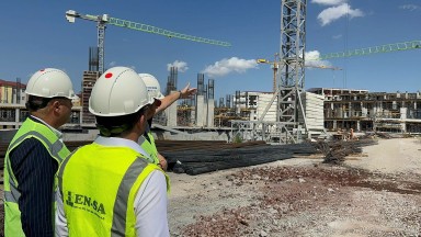 500 Yataklı Bölge Hastanesinde İnşaat Yüzde 65’e Ulaştı
