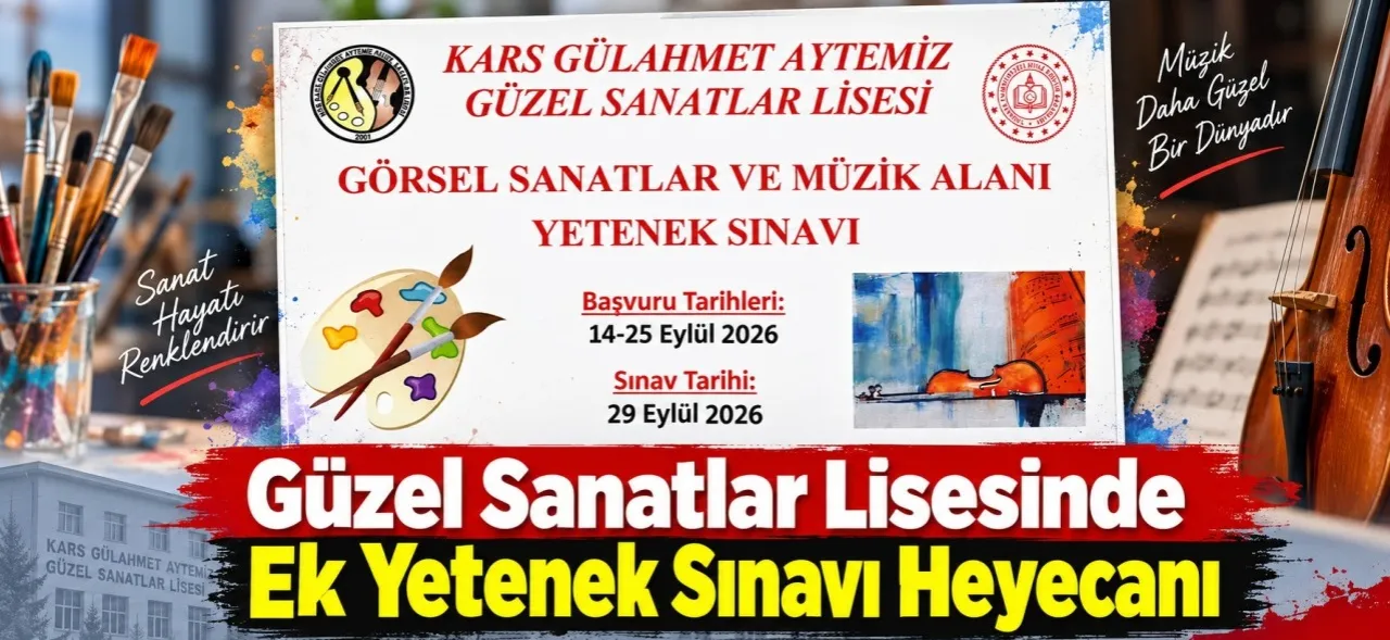 Güzel Sanatlar Lisesinde Ek Yetenek Sınavı Heyecanı