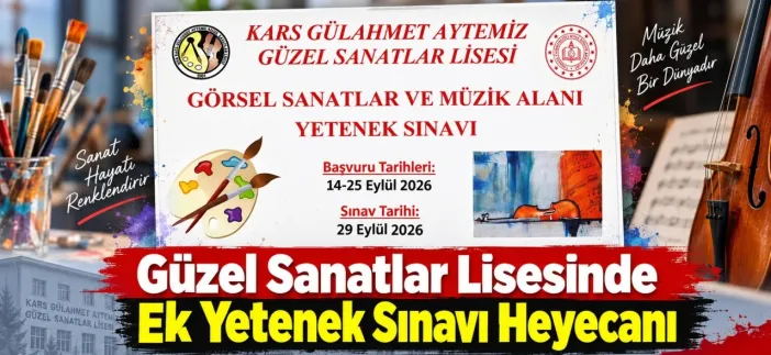 Güzel Sanatlar Lisesinde Ek Yetenek Sınavı Heyecanı