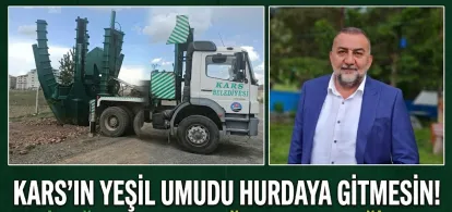Alibeyoğlu kaleme aldı: "Kars’ın Yeşil Umudu Hurdaya Gitmesin!"