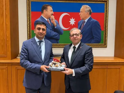 Vali Ziya Polat’tan Başkonsolos Zeynalov’a Ziyaret