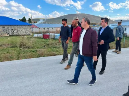 Vali Polat, Susuz’da Köy Yollarını İnceledi