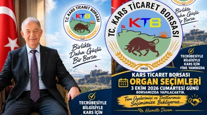 Kars Ticaret Borsası Organ Seçimleri 3 Ekim’de Yapılacak