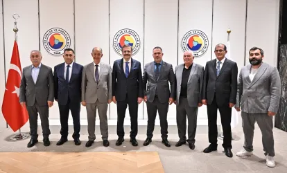 Kars Ticaret Borsası’ndan TOBB Başkanı Hisarcıklıoğlu’na Ziyaret