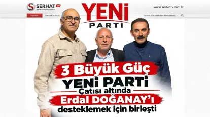 YENİ PARTİ KARS İL BAŞKANLIĞI SEÇİMİNDE GÜÇ BİRLİĞİ: ÜÇ ADAY ERDAL DOĞANAY İÇİN BİRLEŞTİ!