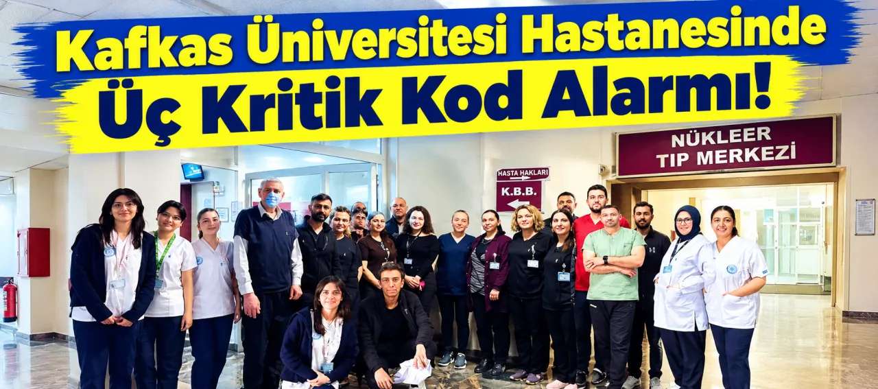 Kafkas Üniversitesi Hastanesinde Üç Kritik Kod