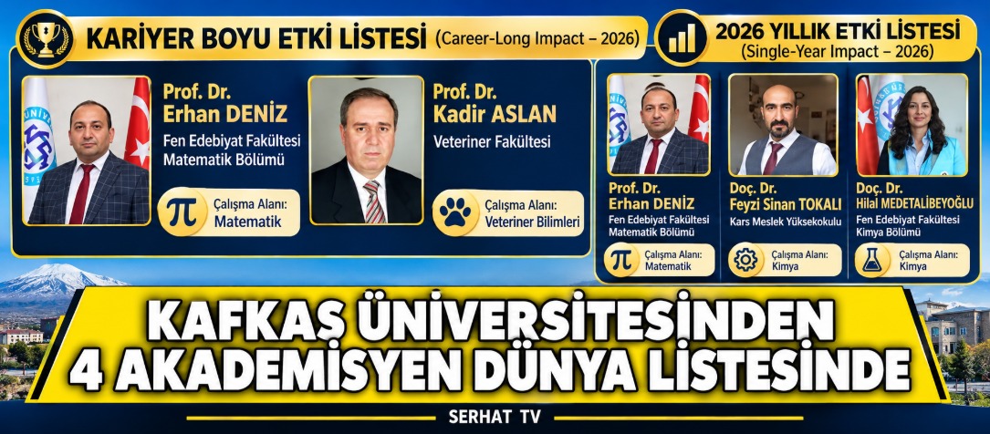 4 Akademisyen Dünyanın En Etkili Bilim İnsanları Listesinde