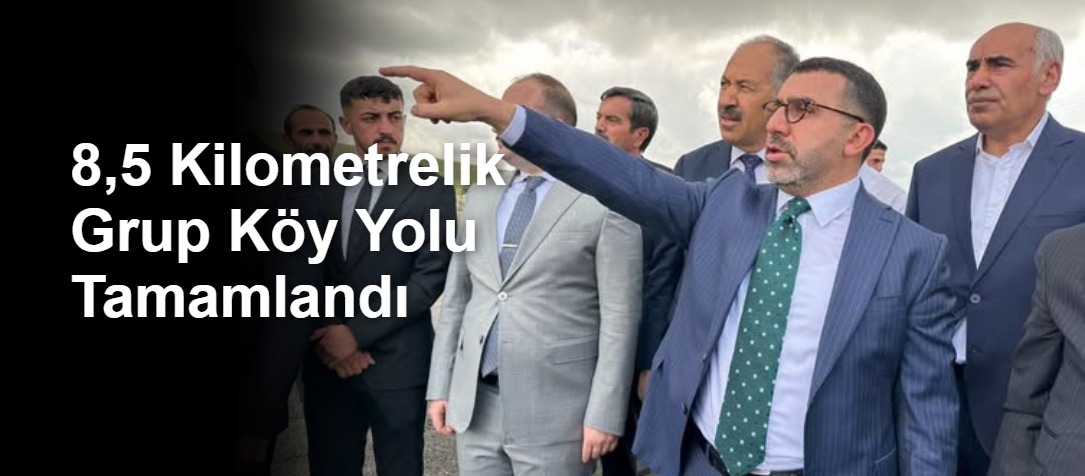 8,5 Kilometrelik Grup Köy Yolu Tamamlandı