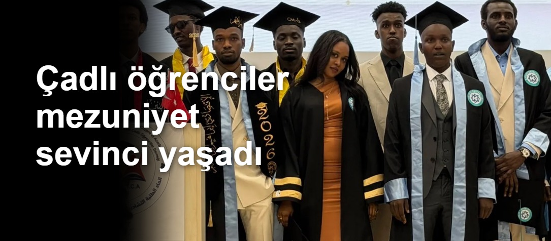 Çadlı öğrenciler mezuniyet sevinci yaşadı