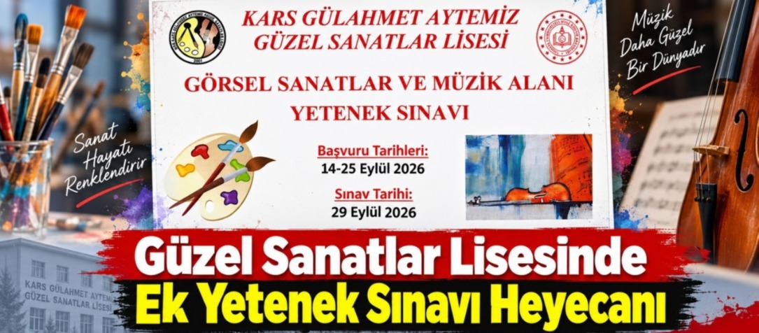 Güzel Sanatlar Lisesinde Ek Yetenek Sınavı Heyecanı