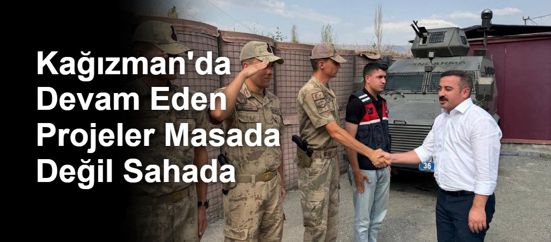 Kağızman'da Devam Eden Projeler Masada Değil Sahada