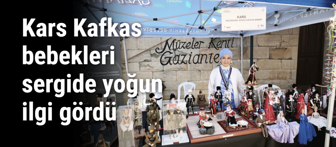 Kars Kafkas bebekleri sergide yoğun ilgi gördü