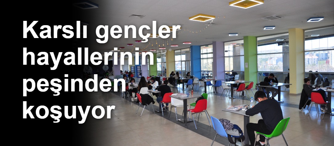 Karslı gençler hayallerinin peşinden koşuyor