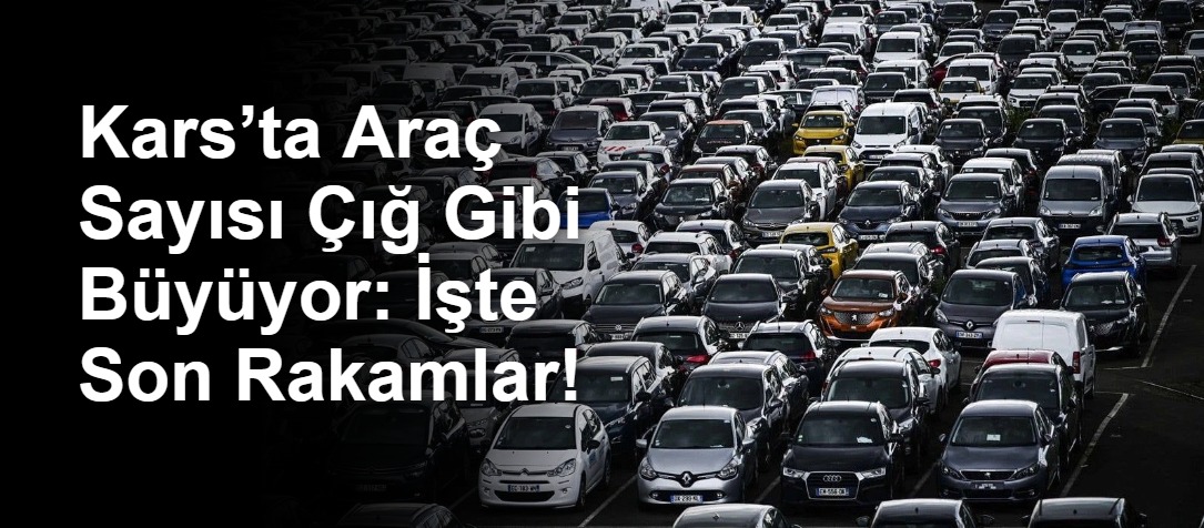 Kars’ta Araç Sayısı Çığ Gibi Büyüyor: İşte Son Rakamlar!