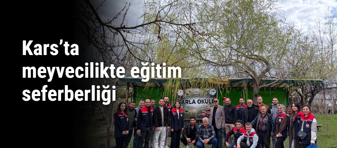 Kağızman ve Digor’da Uygulamalı Meyve Eğitimi, Enver Aydın’dan Don Uyarısı