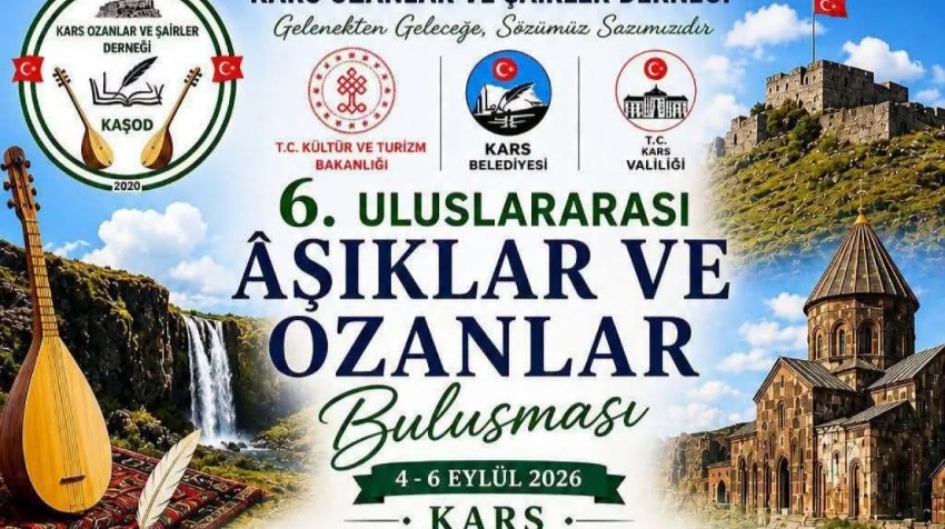 Kars’ta üç günlük aşıklar ve ozanlar şöleni
