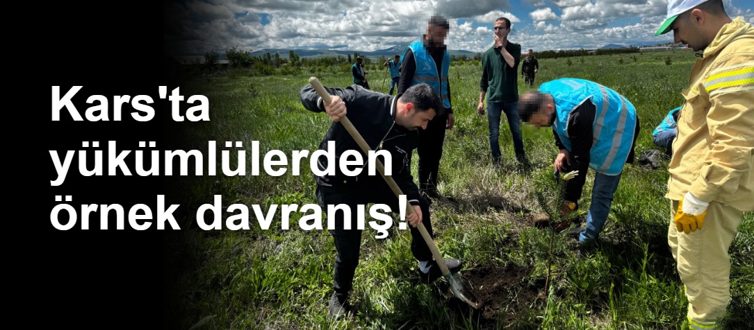 Kars'ta yükümlülerden örnek davranış!
