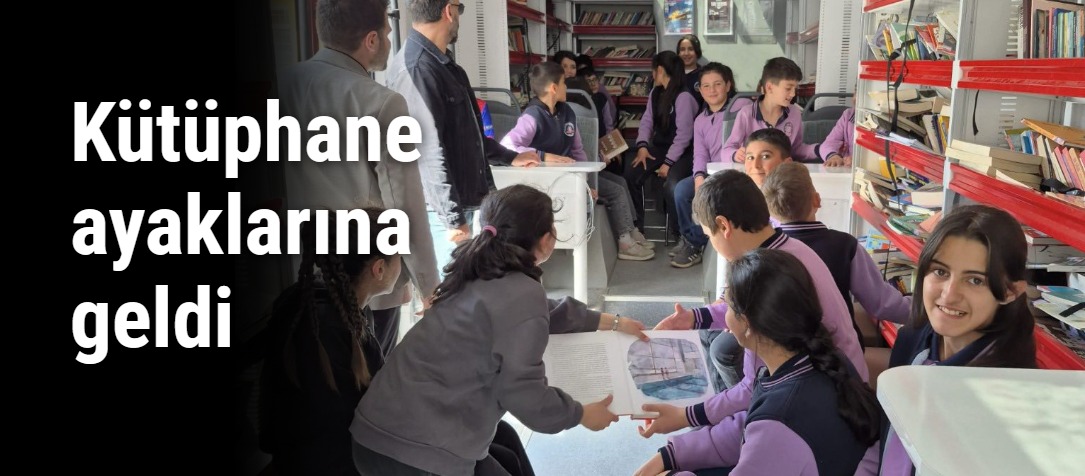 Kütüphane ayaklarına geldi