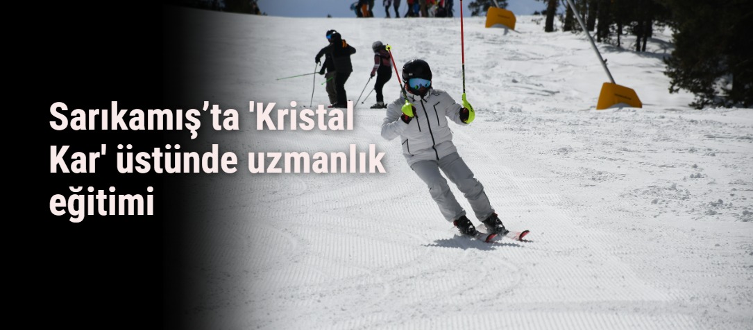 Sarıkamış'ta Alp Disiplini Antrenörleri Kristal Karın Kalbinde Yetişti