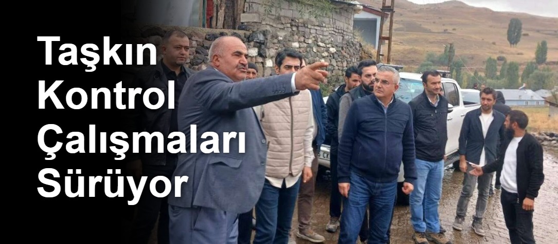 Taşkın Kontrol Çalışmaları Sürüyor
